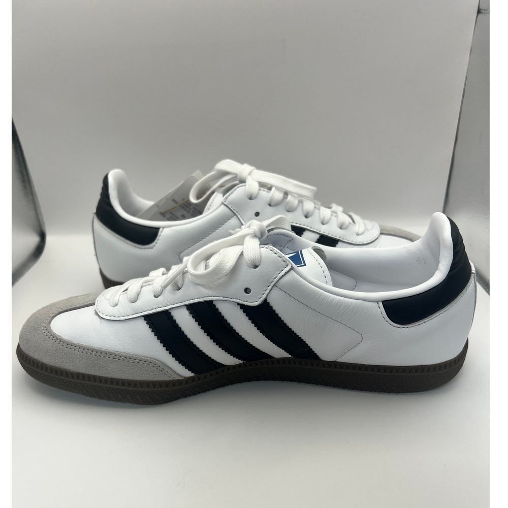 Adidas Samba OG Cloud White Core Black Gum B75806 Mens 8 Womens 9 - Picture 5 of 10